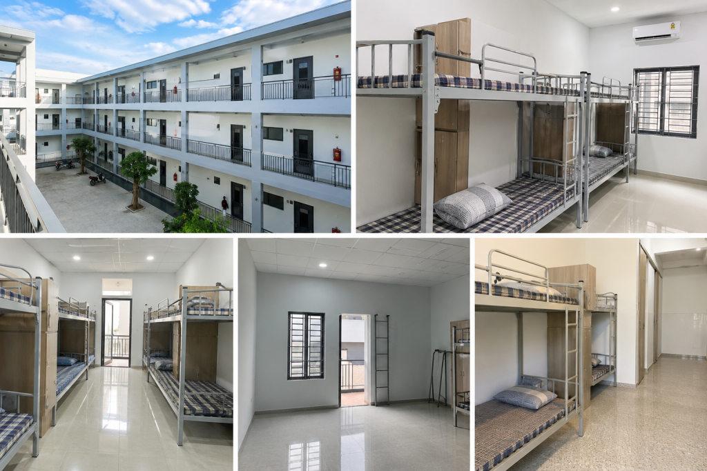 Tối Ưu 40% Diện Tích Nhờ Giường Tầng Sắt Ký Túc Xá Toàn Phát